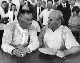 Clarence Darrow and William Jennings Bryyan